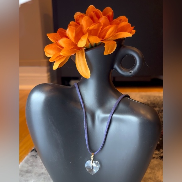 Swarovski Clear Crystal Heart Pendant - Picture 5 of 7